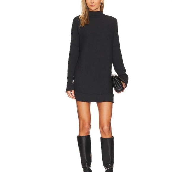 We The Free | Women’s Dark Grey Casey Tunic Ribbed Dress Size Small - Picture 1 of 8